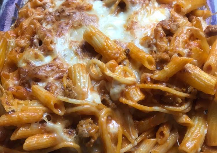 Pasta “pasticciata” al horno