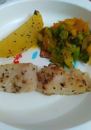 Foto resep MPASI 1 y Grilled Dori Kentang dengan Saus Kabocha