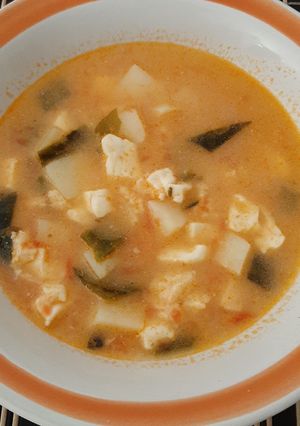 Una foto de Caldillo de queso