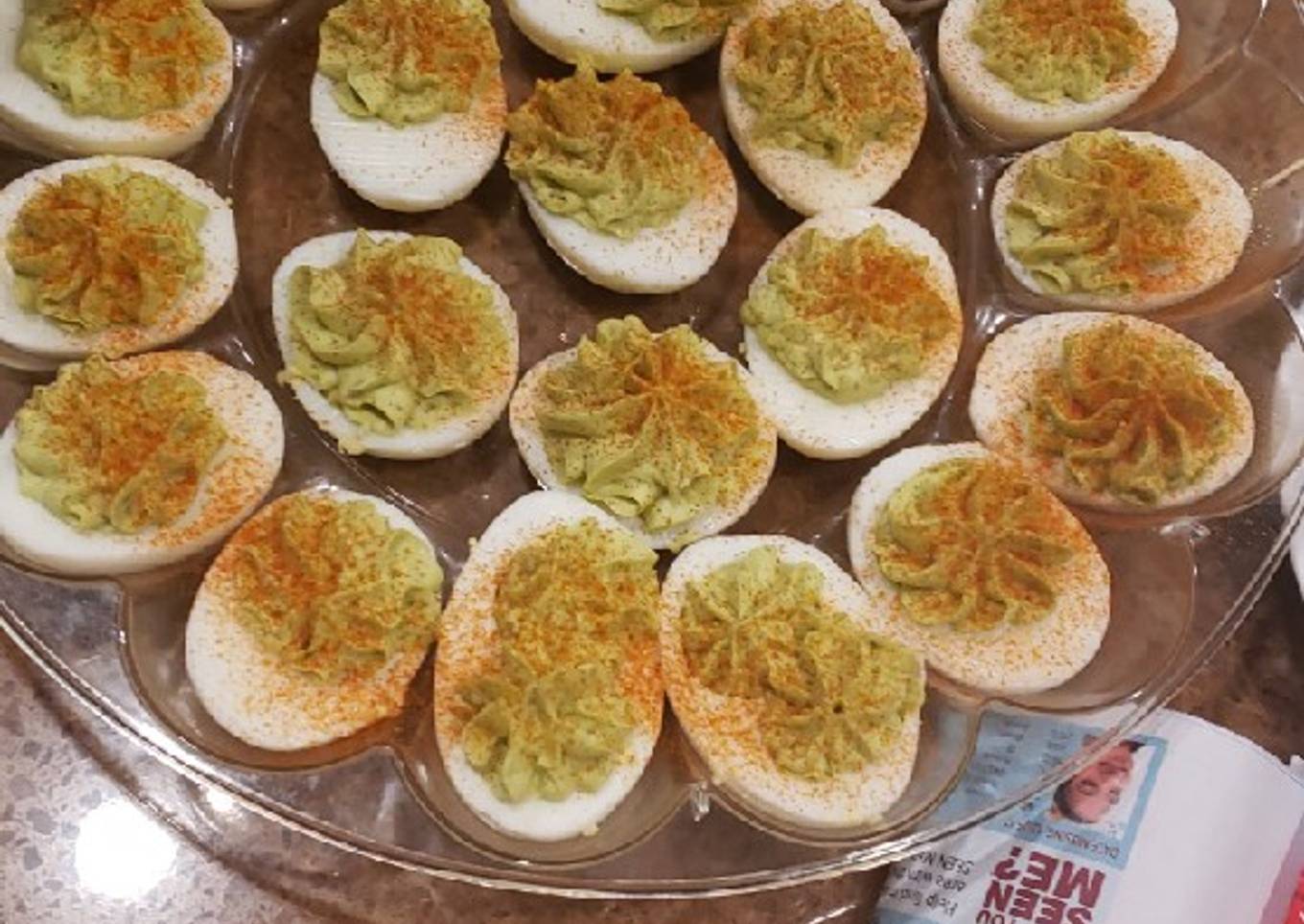 Avocado Deviled Eggs