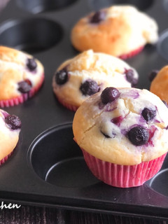 藍莓馬芬Blueberry Muffin 的食譜成品照片