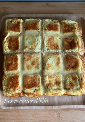 Une photo de Croque tablette à la mimolette