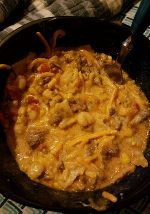 A picture of Mild Rotel Taco Soup.