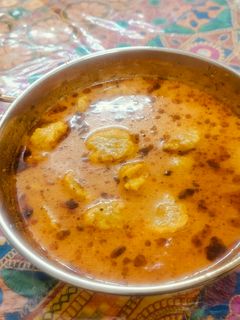 बेसन गट्टे की सब्जी रेसिपी मुख्य फोटो