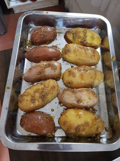 Una foto de Papas asadas al horno