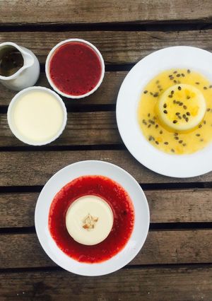 Hình của món Panna cotta.