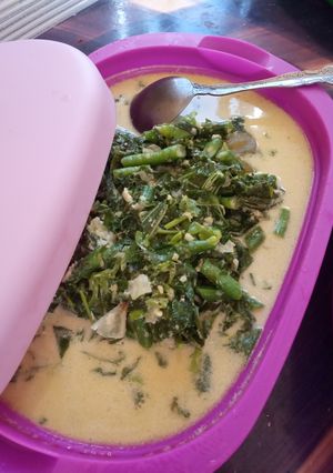 Foto resep Gulai putih daun ubi