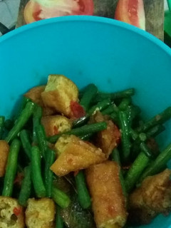 Foto resep Tumis Kacang Panjang Tahu Pedas Manis