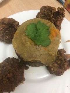 Una foto de 289. Tartar de guiso de lentejas con cordero sefardí (principal legumbres)