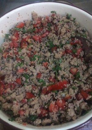 Una foto de Soya texturizada con carne molida