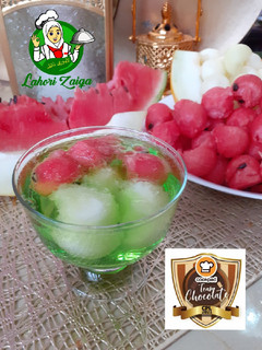A picture of Melons's balls Soda.