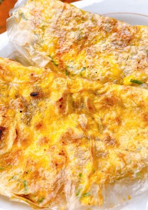 Hình của món Bánh tráng nướng Đà Lạt (Vietnam street food - Vietnamese Pizza) không cần nướng, dùng chảo rất dễ.