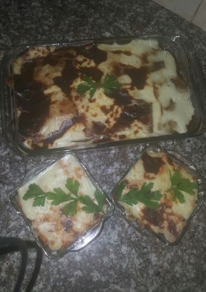 صورة لوصفة غراتان باذنجال وبطاطا