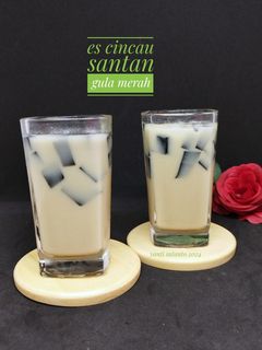 Foto resep Es Cincau Santan Gula Merah