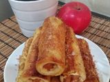 Roti Panggang Apel Gulung