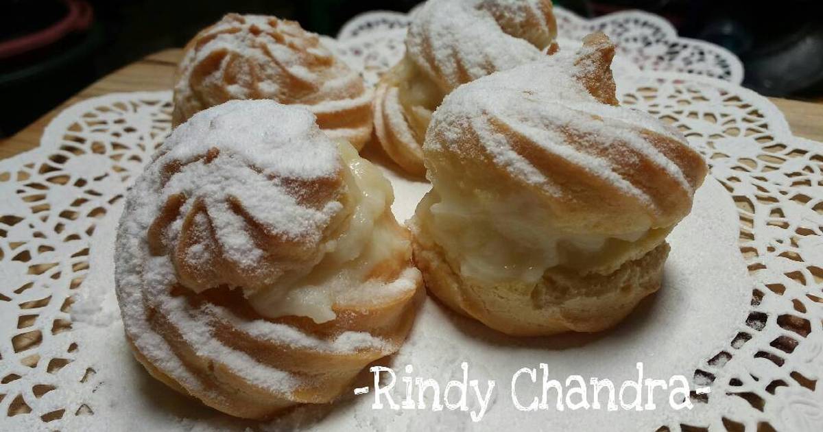 Resep Kue Soes Vla Rhum oleh Rindy Chandra - Cookpad