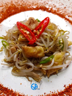 Foto resep Dadar Telur Cah Tauge