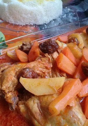 عکسی از دستور خورش آلو هویج