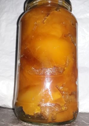 Una foto de Dulce de mamón o papaya