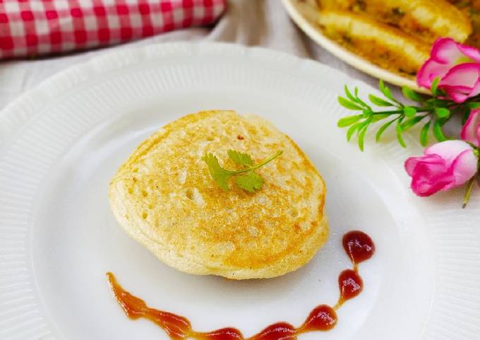 Recipe of Quick Veg stuffed Suji Pancake