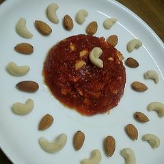A picture of Apple halwa.