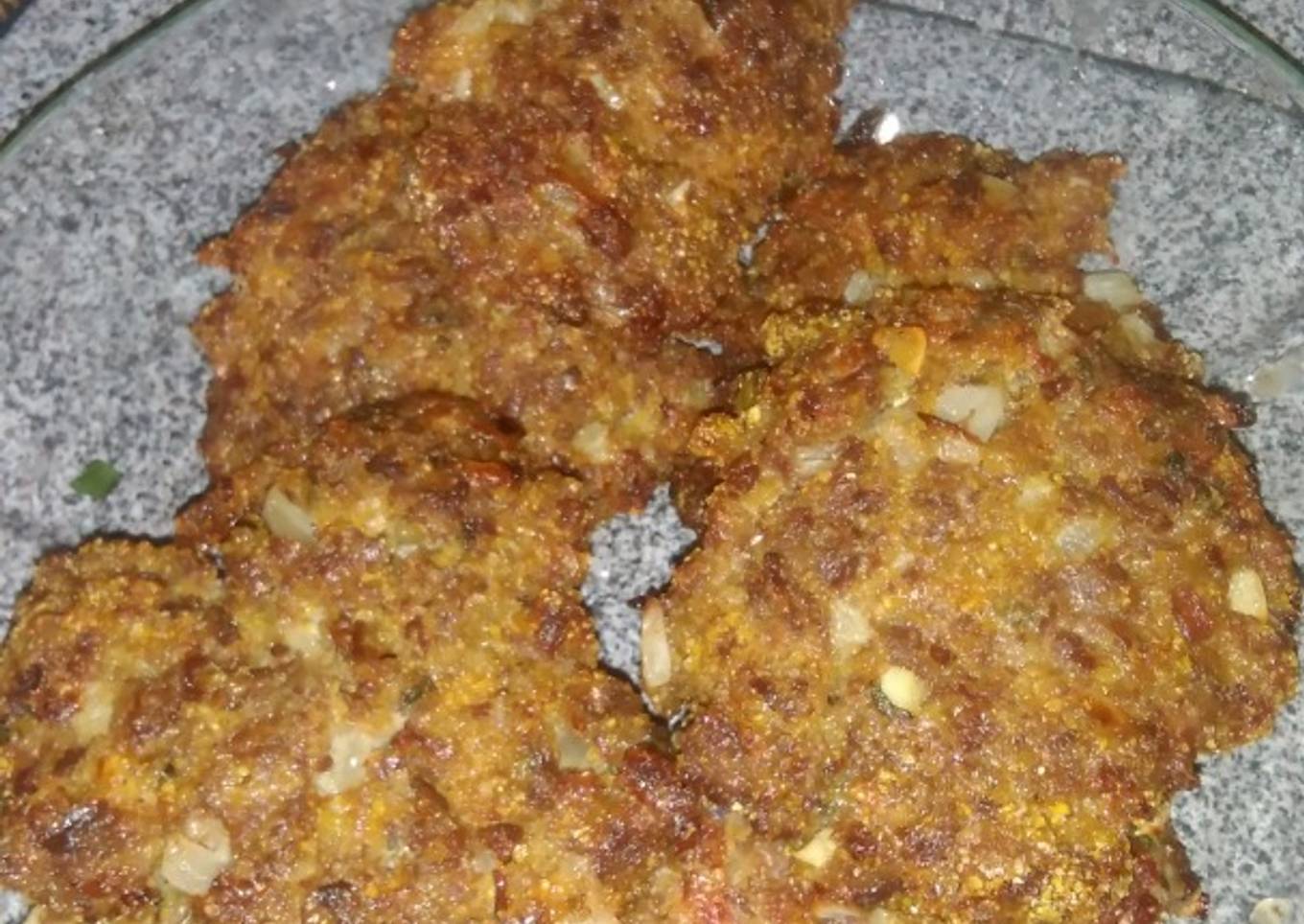 Hamburguesas caseras con polenta