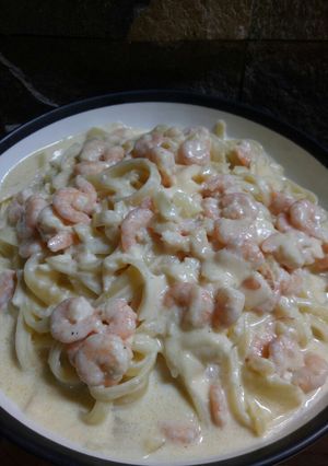 Foto resep Fettuccine shrimp 🍤