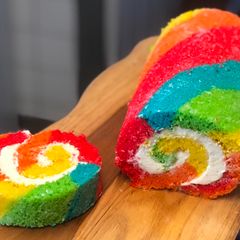 A picture of Rainbow Swiss Roll.
