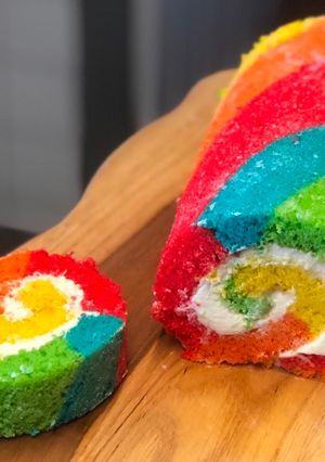 A picture of Rainbow Swiss Roll.