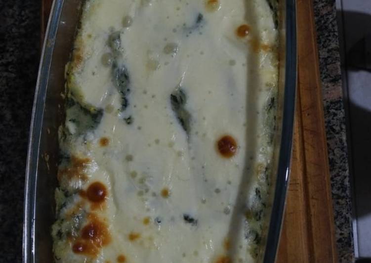 Pastel de papa y acelga