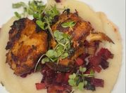 A picture of chicken beets