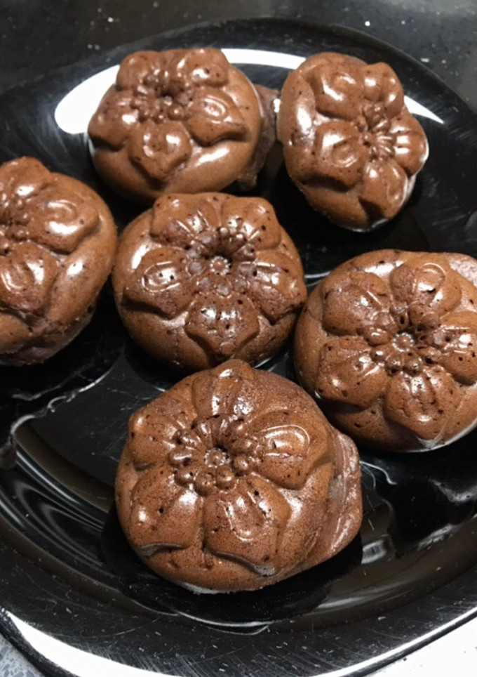 Una foto de Magdalenas de chocolate
