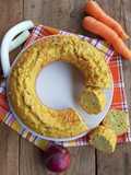 Ciambella di ortaggi senza glutine e lattosio