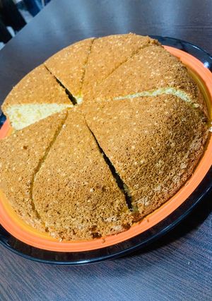 عکسی از دستور کیک اسفنجی خوشمزه و عالی با توستر یا ماکروفر👌