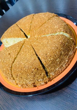 عکسی از دستور کیک اسفنجی خوشمزه و عالی با توستر یا ماکروفر👌