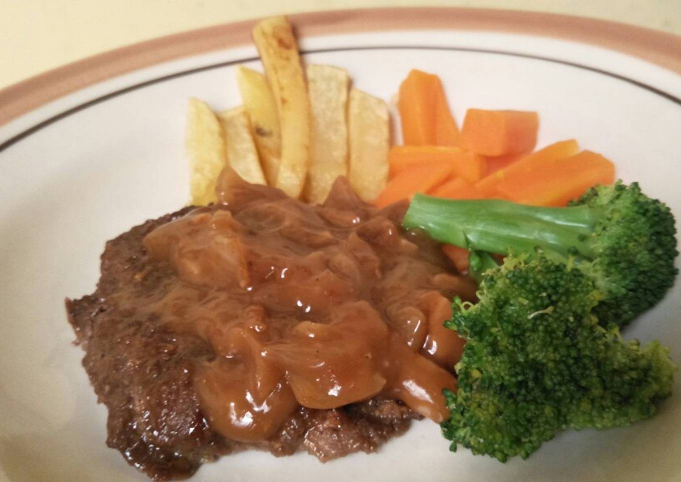 Steak daging sapi gampang banget