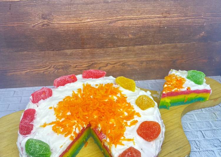 Rainbow Carrot Cake