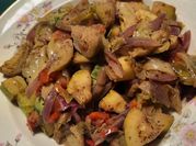 Una foto de zucchini ensalada