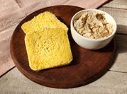Una foto de pan proteico saludable