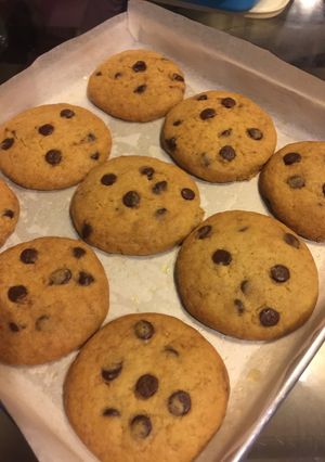 Foto resep Cookie Monster Chewy Choco Chips Cookies