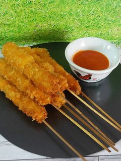Foto resep Sate ayam krispi