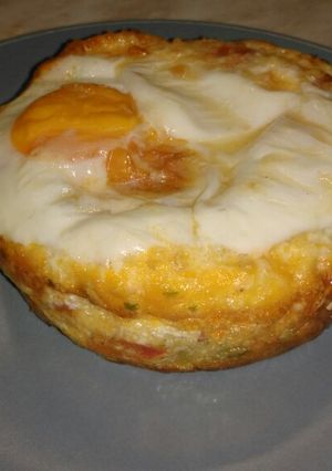 Tojásos "szuflé" recept fotója