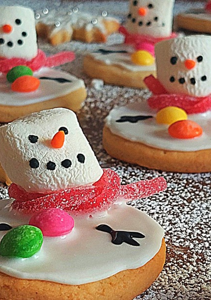 Una foto de Galletas muñeco de nieve