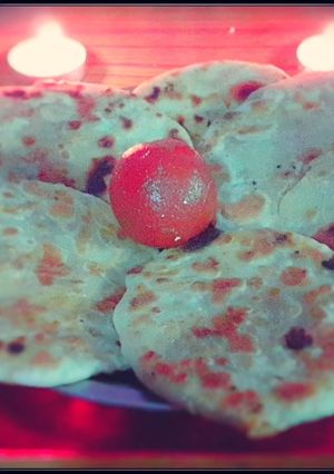 গোলাপজামুন পরাঠা (golapjamun paratha recipe in Bengali) রেসিপির প্রধান ছবি