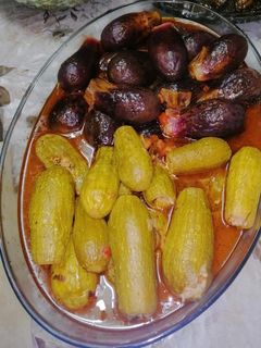 صورة لوصفة يالنجي باذنجان وكوسا