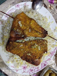عکسی از دستور ماهی کپور کبابی در فر