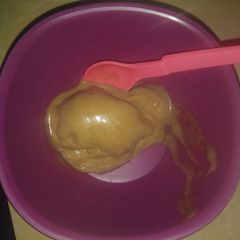 A picture of Banana chocolate ice-cream.