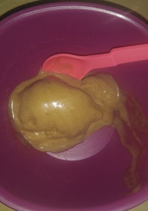 A picture of Banana chocolate ice-cream.