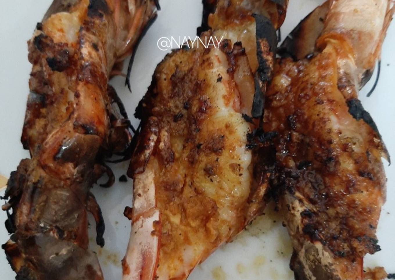 Udang Bakar Bumbu Kuning (Sate Udang)