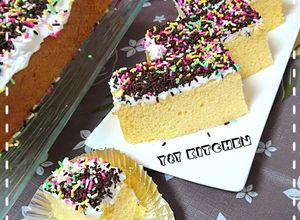 Foto resep Simple sponge cake lembut no sp (topping meises)